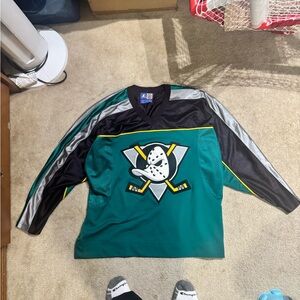 Starter Anaheim Duck Hockey Jersey XL